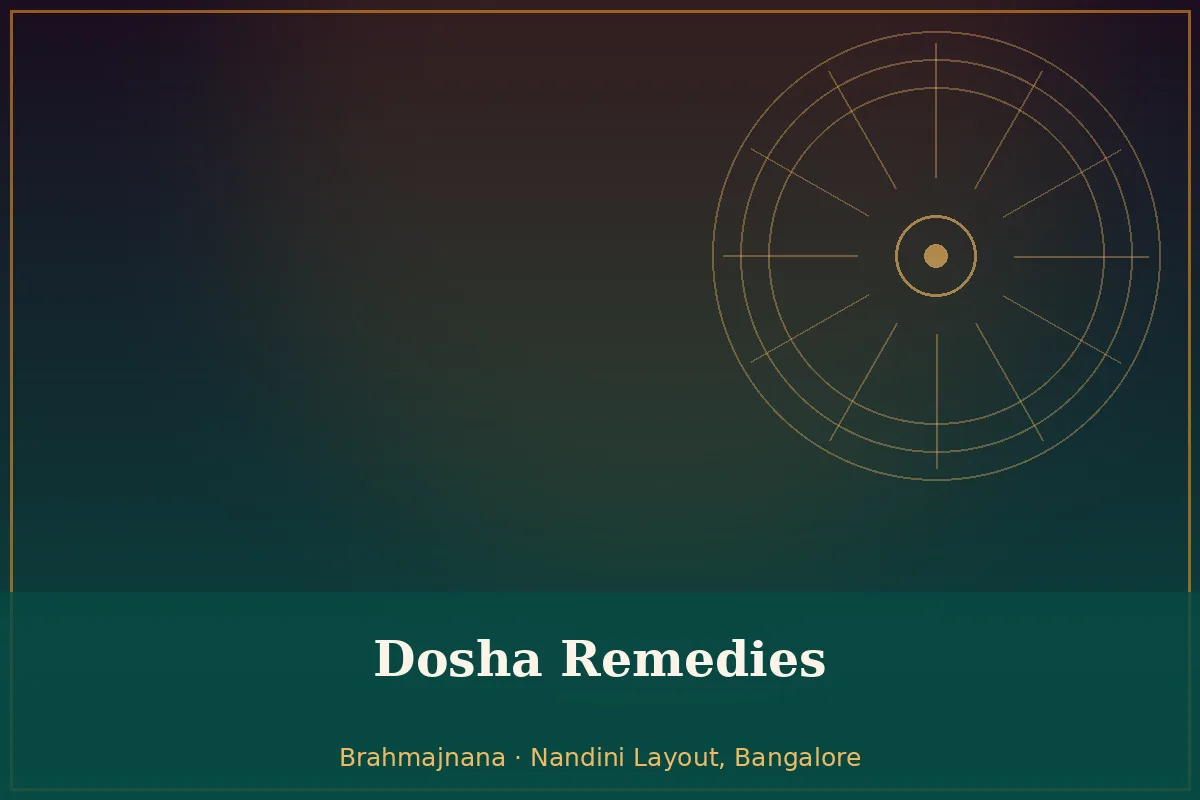 Dosha Remedies — Brahmajnana