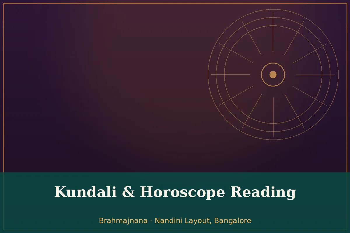 Kundali & Horoscope Reading — Brahmajnana