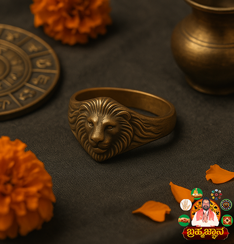 Lion Panchaloha Ring
