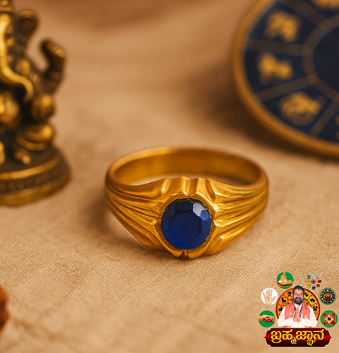 Blue Sapphire (Neelam) Ring